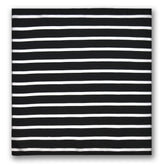 BLACK STRIPES SILK ASCOT –  PREMIUM COLLECTION